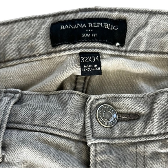 BANANA REPUBLIC Slim Fit Jeans size 32x34 - Picture 3 of 4